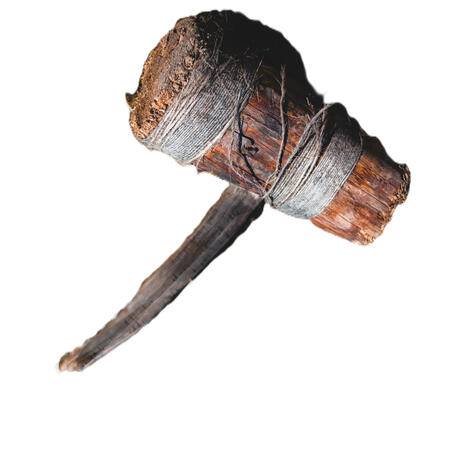 Wooden plank board mallet